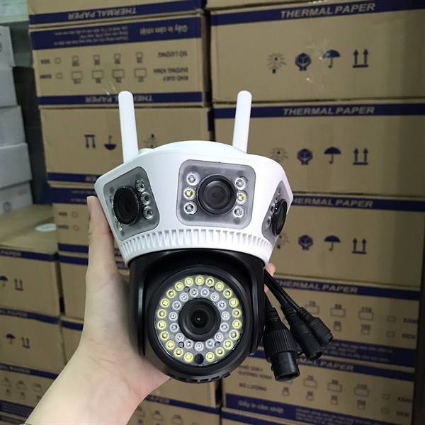 Camera ip wifi yoosee Q54D 12MP 3 mắt