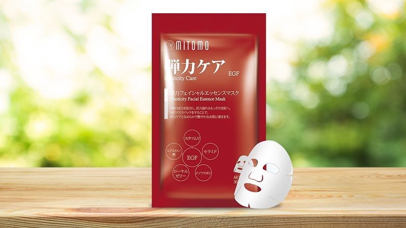 Mặt nạ cung cấp tinh chất đàn hồi cho da MITOMO Nhật Bản - 36 miếng(đỏ)