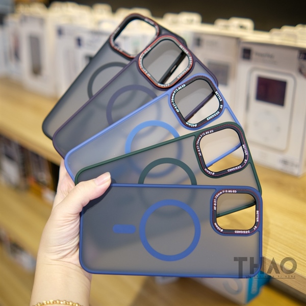 Ốp Filada nhám gờ cam magsafe