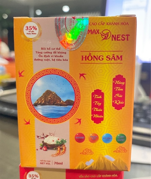 Yến Smart Kids Hồng sâm 70ml - Khánh Hoà
