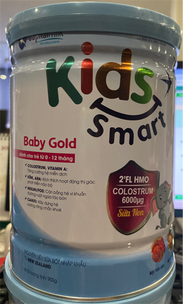 Kids Smart Baby Gold 900g (Dành cho trẻ từ 0 -> 12 tháng) - Capital Milk