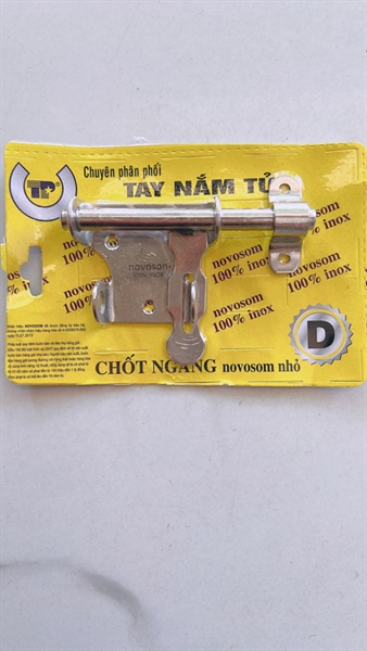 Chốt ngang inox Novosom nhỏ -D