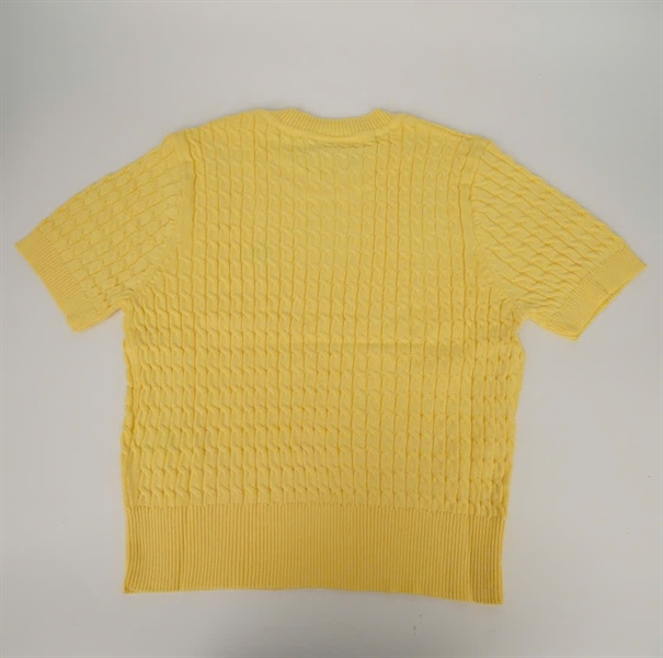 Áo len Lee màu vàng tay ngắn (PN) +