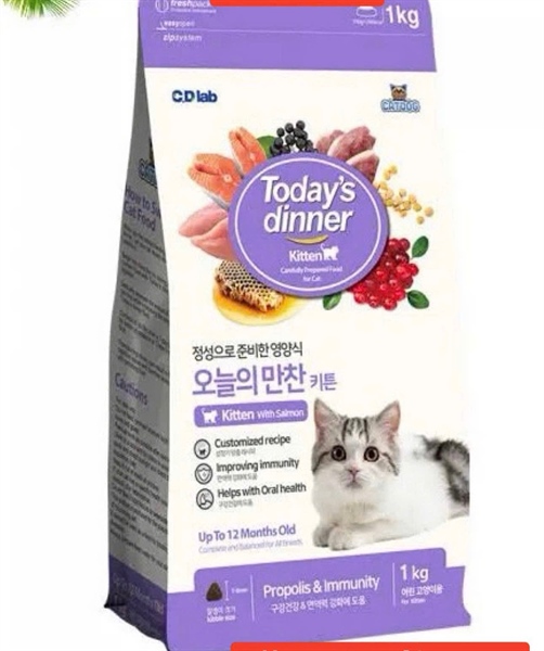 Hạt today dinner cho mèo con 1kg