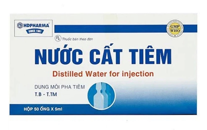 Nước Cất Tiêm HDpharma (H/50o)