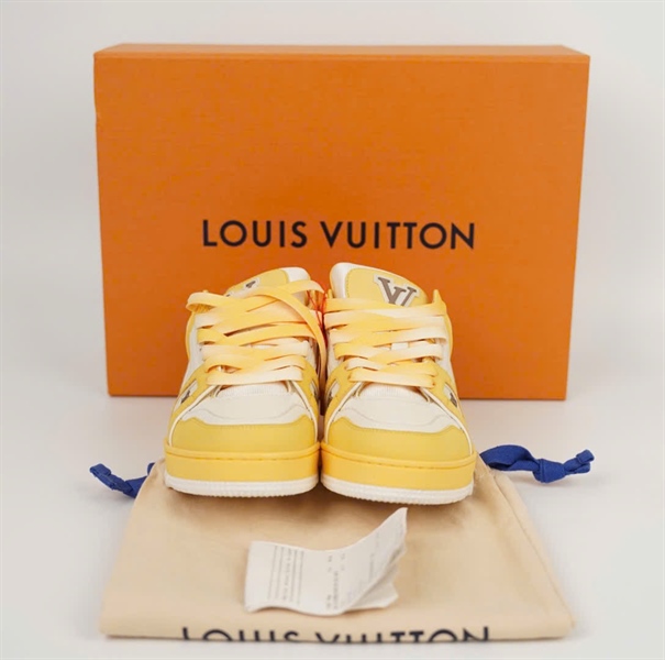 Giày LV trắng phối vàng sz35 (HC) KG+