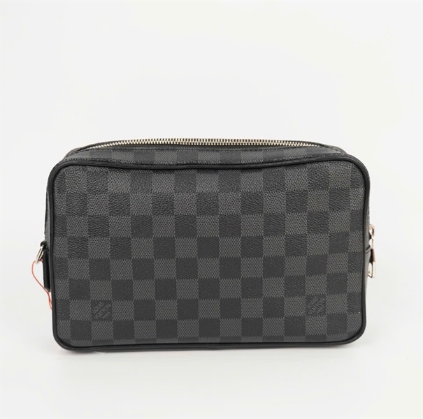 Túi LV Clutch ô vuông đen sz23 (HC) KG+