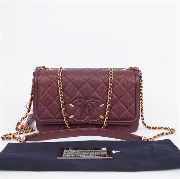 Túi Chanel Woc đỏ (22639303) sz20 KG+