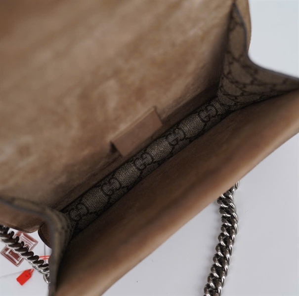 Túi GG dionysus màu xám (520981) sz20+