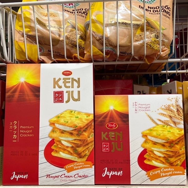 Bánh kenju nougat kem sữa