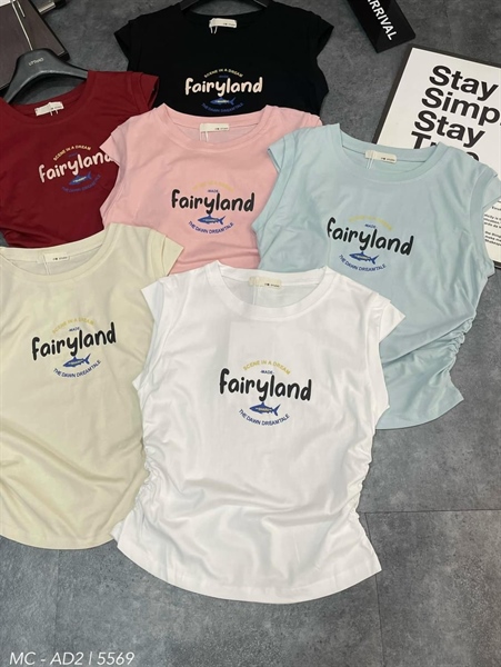 Aó thun fairyland 5569 Hồng