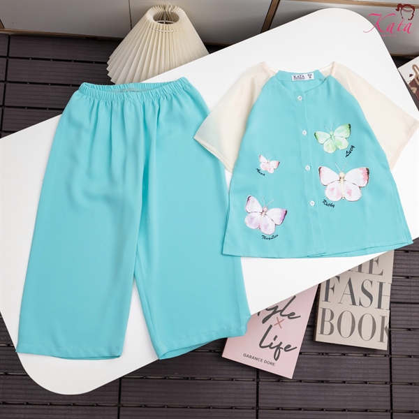 BG MANGO BÀ BA TAY RAPLAN IN BƯỚM SIZE 4-14,R6