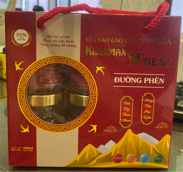 Túi Yến sào Smart Kids Đường Phèn (Túi 6 lọ x 70ml) - Khánh Hoà