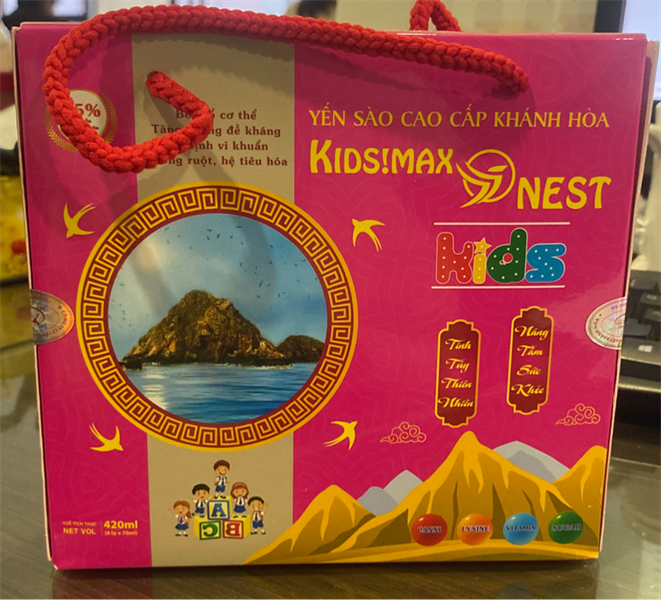 Túi Yến sào Smart Kids Kids (Túi 6 lọ x 70ml) - Khánh Hoà