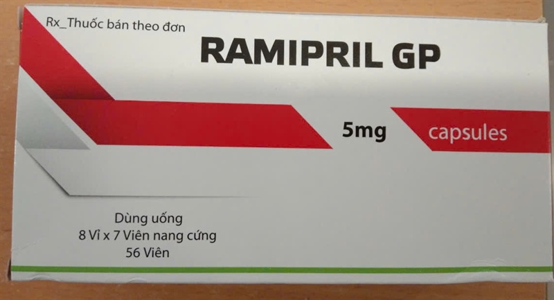 Ramipril GP 5mg (Hộp 8 vỉ x 7 viên) - Bồ Đào Nha