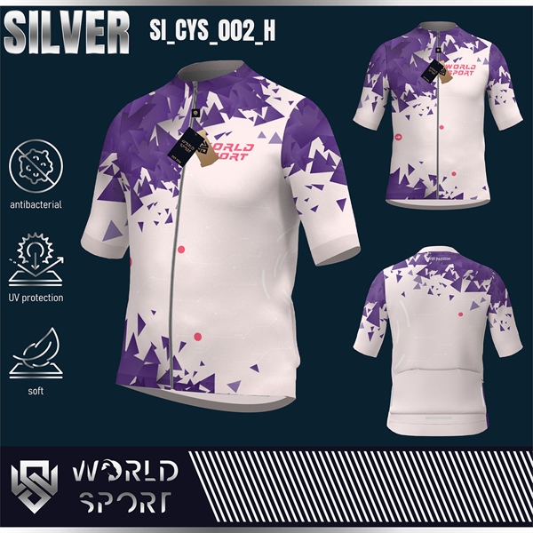 Áo xe đạp Silver SI_CYS_002_H