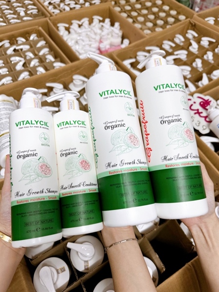(Hàng Công Ty) Lẻ xả BƯỞI trị rụng tóc Vitalycil to 970ml - Ảnh 1