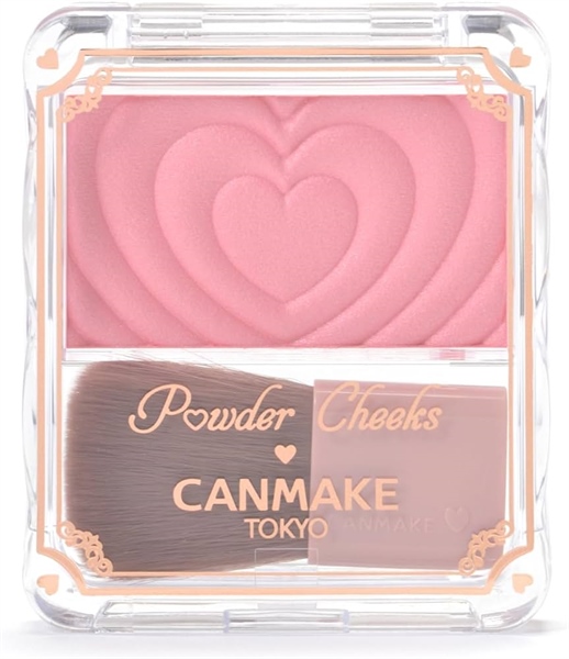 CANMAKE - Powder Cheeks, P01 Powerful Pink