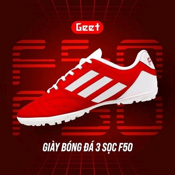Giày bóng đá F50 - Đỏ V. trắng
