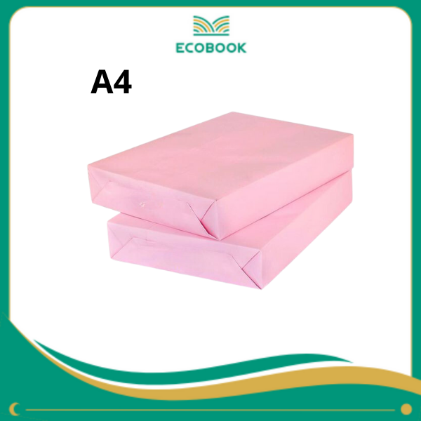 Giấy ford màu A4 ĐL 70 (hồng)