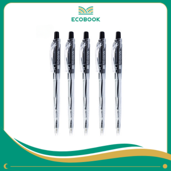 Bút bi FO-03/VN đen hộp 20 Bút bi FO-03/VN đen hộp 20