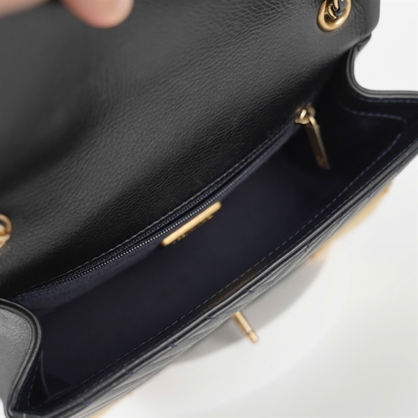 Túi Chanel đen góc vàng (25963487) sz20 (HC) +