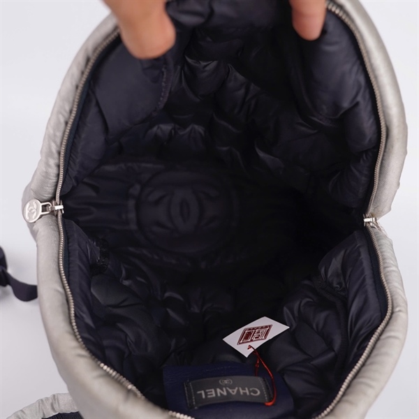 Balo Chanel màu xám bạc (25034603) (YY) KG+