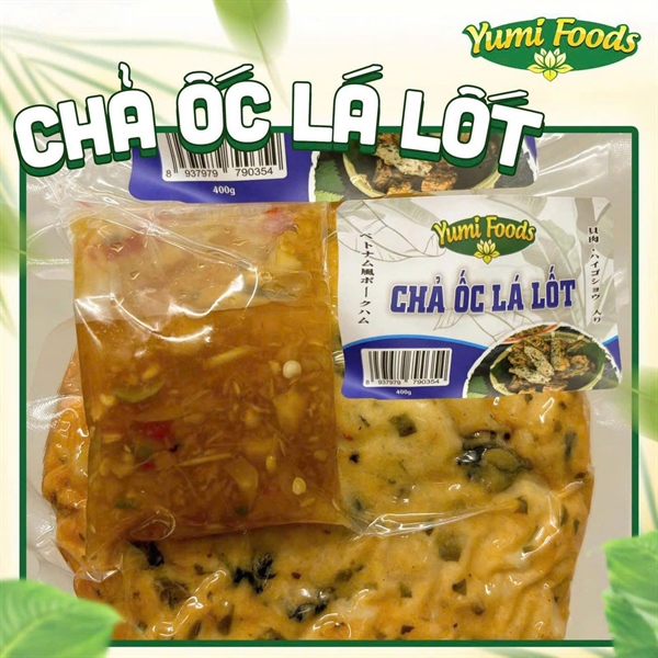 CHẢ ỐC LÁ NỐT