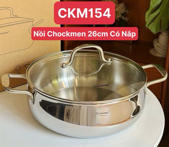 S620 - C154 Nồi Chockmen 26cm Kèm Nắp CKM-ZY3L26T [T6]