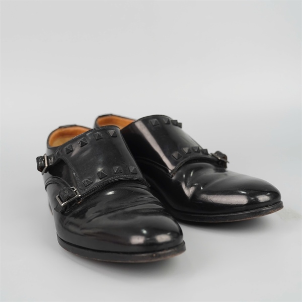 Giày Valentino đen sz6 KG+