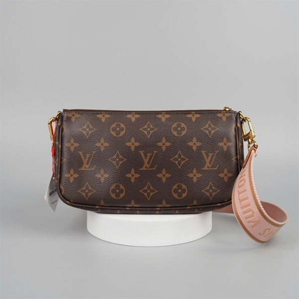 Túi LV hoa nâu kèm ví (TA3200) sz24 +