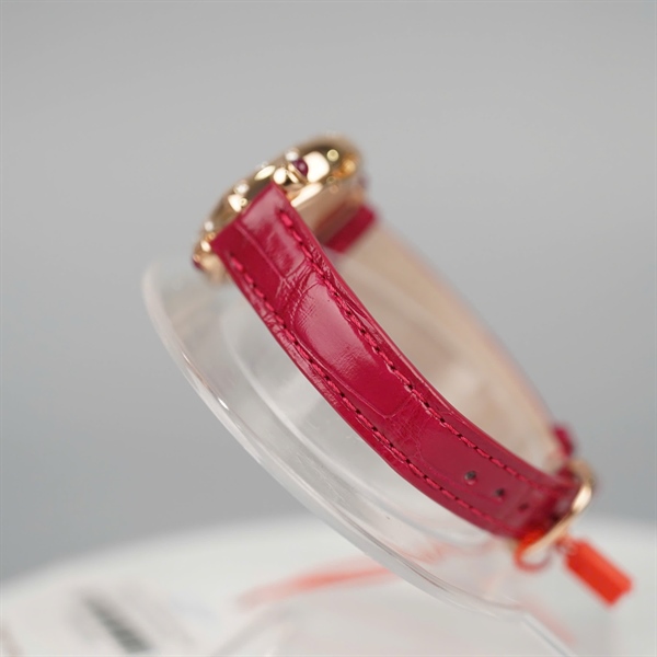 Đồng hồ Chopard mặt trái tim dây hồng (477518) sz28 (HC) +