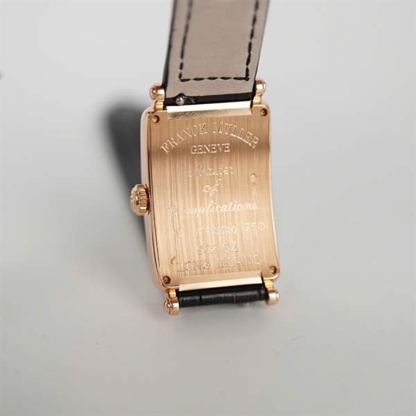 Đồng hồ Franck Muller mặt vuông viền vàng đính đá (N3530) (HC) KG +