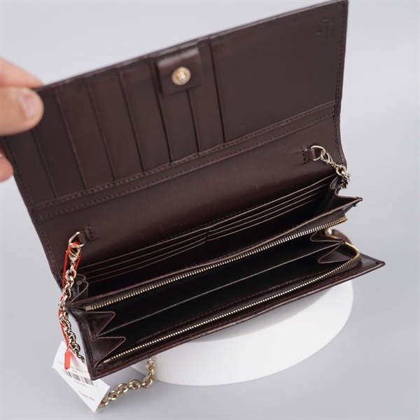 Túi GG nâu đen dáng ví sz19 +