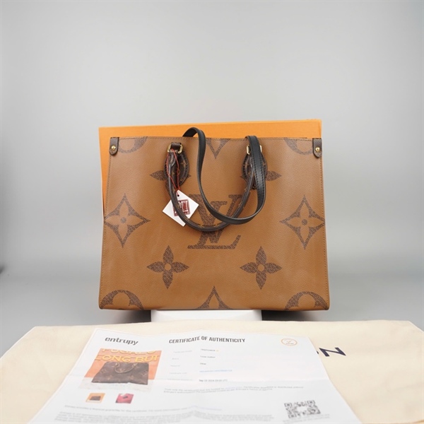 Túi LV Onthego hoa nâu sz34 KG +