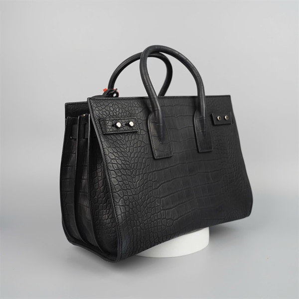 Túi YSL đen da trăn (60.0416) có lót form sz32 KG +