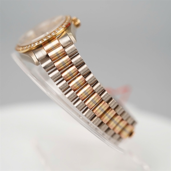 Đồng hồ Rolex mặt tròn vàng đính đá (8389) (HC) KG +