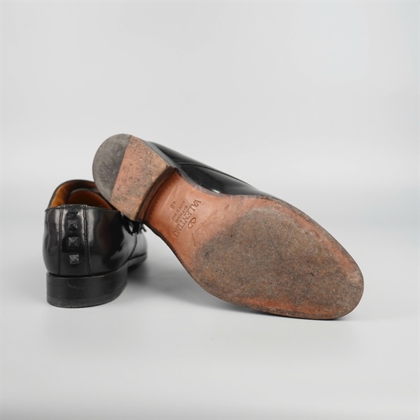 Giày Valentino đen sz6 KG+