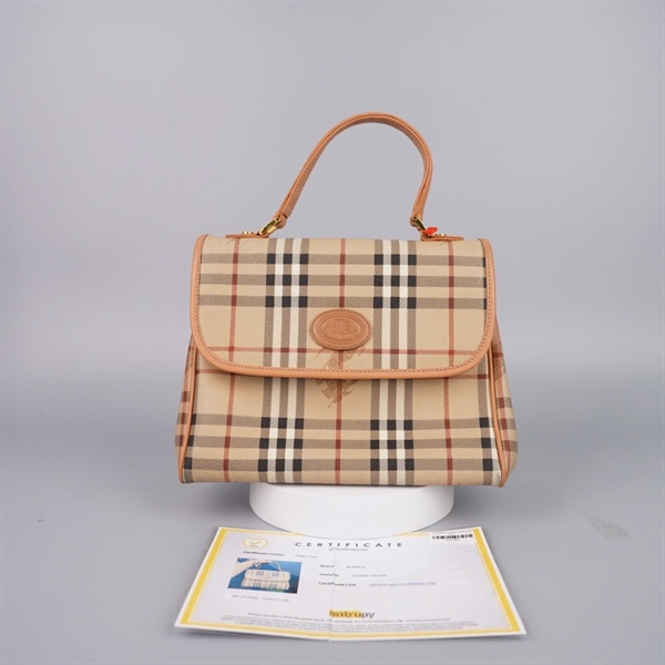 Túi BBR ô vuông vàng sz25 +