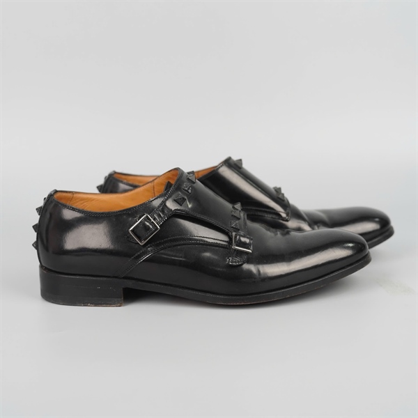 Giày Valentino đen sz6 KG+