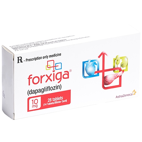 Forxiga dapagliflozin 10mg astrazeneca (h/28v)