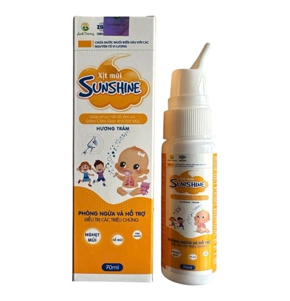 Xịt muối biển sunshine vàng 5/27