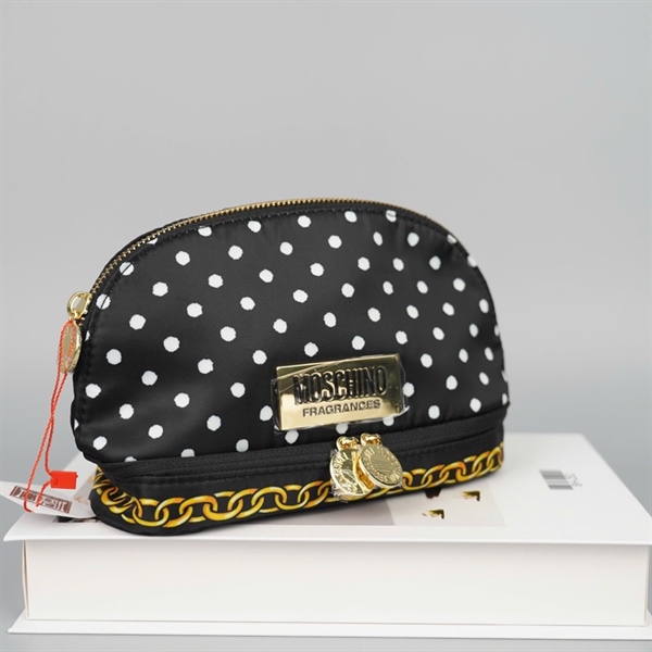Túi Mochino đen chấm bi sz19 (PN) +