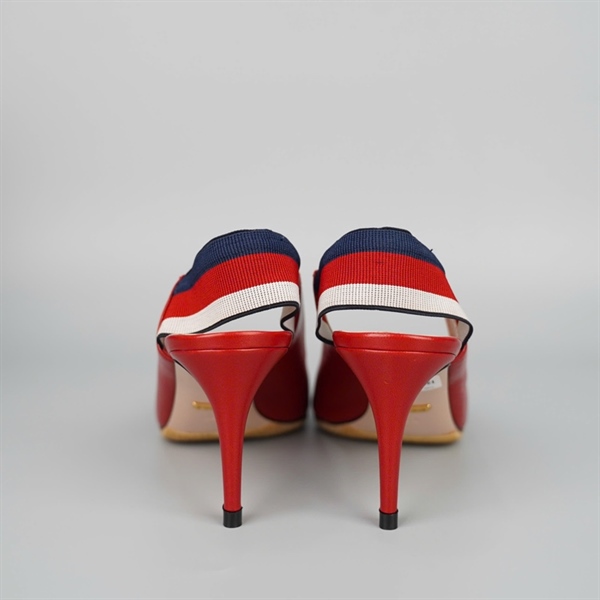 Giày GG đỏ sz38.5 cao 9p KG+