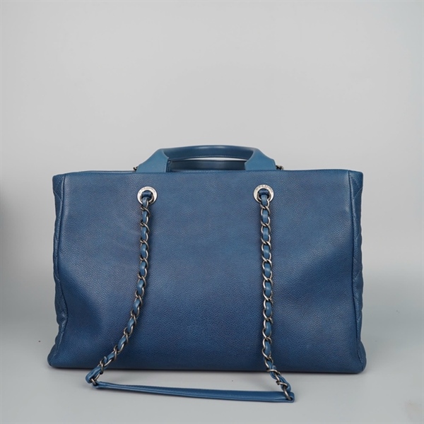 Túi Chanel xanh có lót form (22221063) sz34 KG+