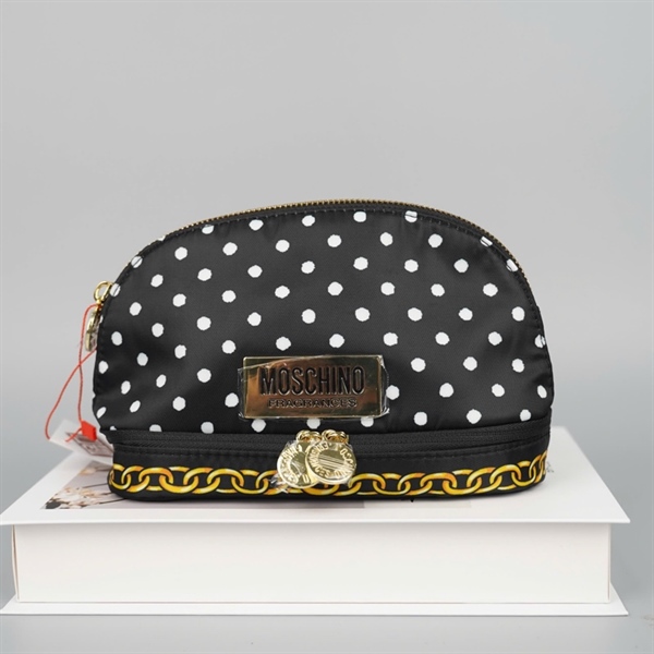 Túi Mochino đen chấm bi sz19 (PN) +