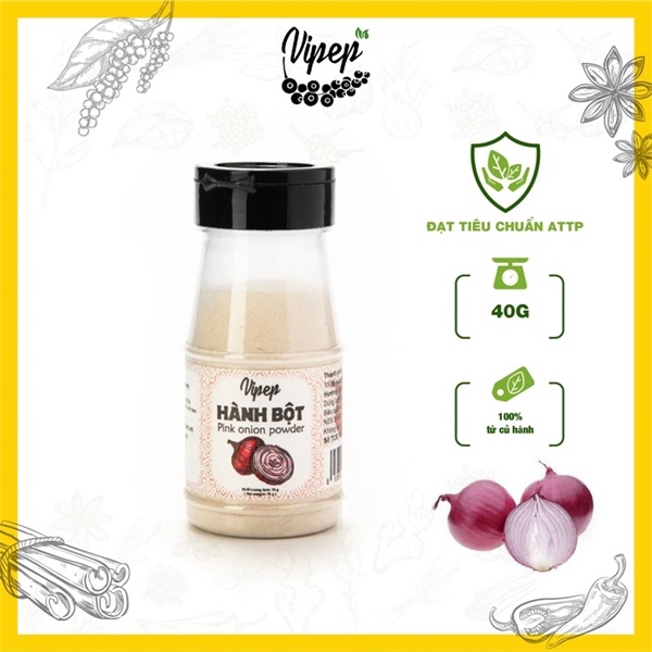 Hành Bột Hũ Pet 70G Vipep -Hồ Tiêu Việt