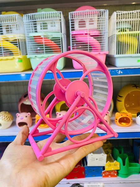 Wheel Cối Xoay Gió Nhiều Màu Wheel Chạy Dành Cho Hamster