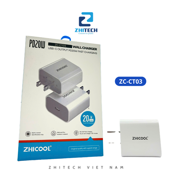 Củ sạc Type C ZC-CT03 PD20W
