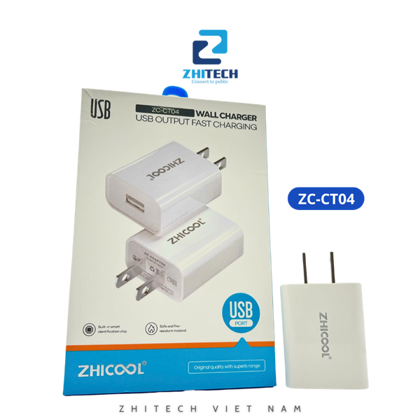 Củ sạc USB ZC-CT04 USB